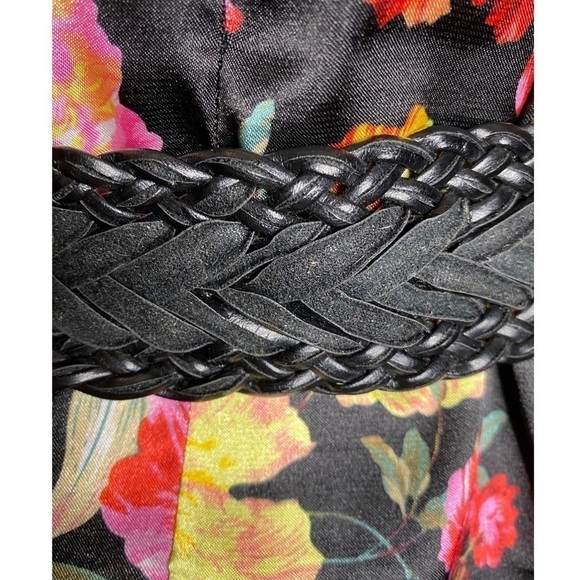 Torrid Strapless Dress Floral Black with Belt Size 2X - Picture 7 of 8